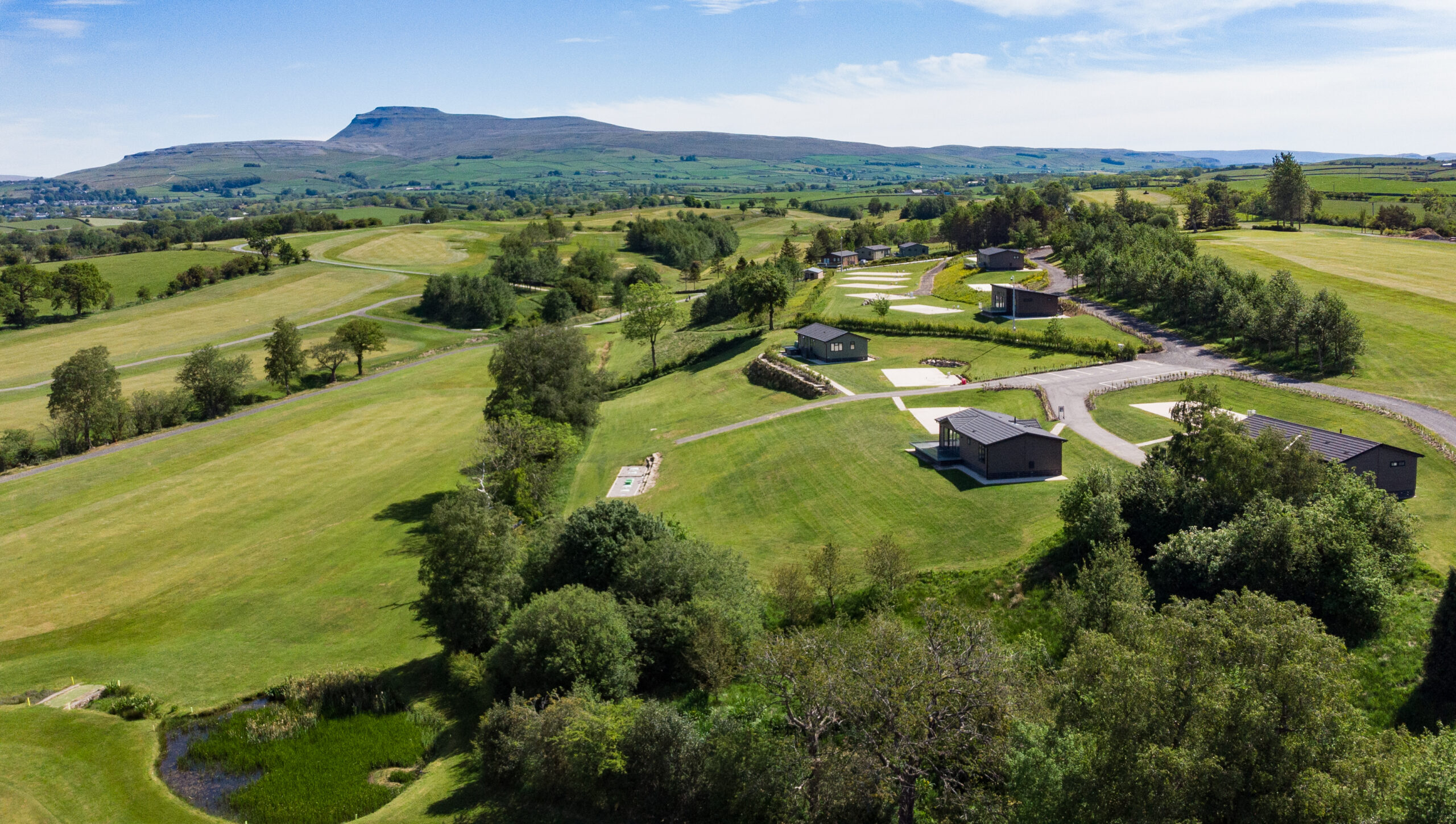 Wenningdale golf lodges at Bentham Golf course in yorkshire