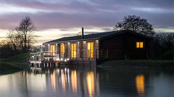 Couples only luxury log cabins in Suffolk - including hot tubs and saunas