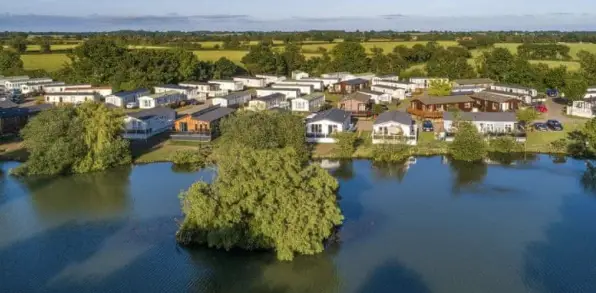 Carlton mere lodges lake shot