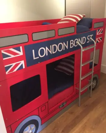 London bus bunk bed