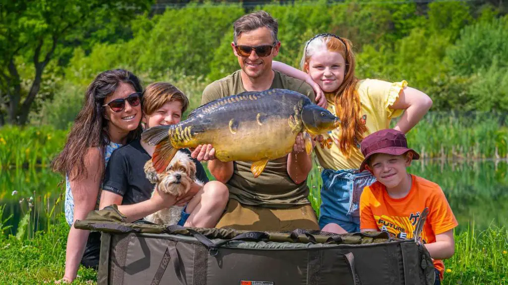 Neil Spooner on a family holiday at SR Fisheries