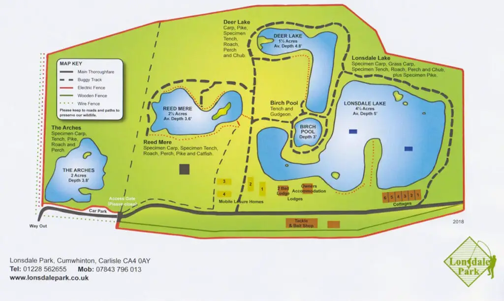 Longsdale park site map