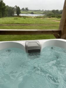 Steam Mill Hot tub view