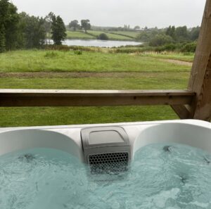 Steam Mill Hot tub view