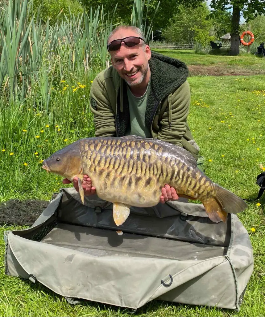 Fully scaled carp at Spring Heath fisheries