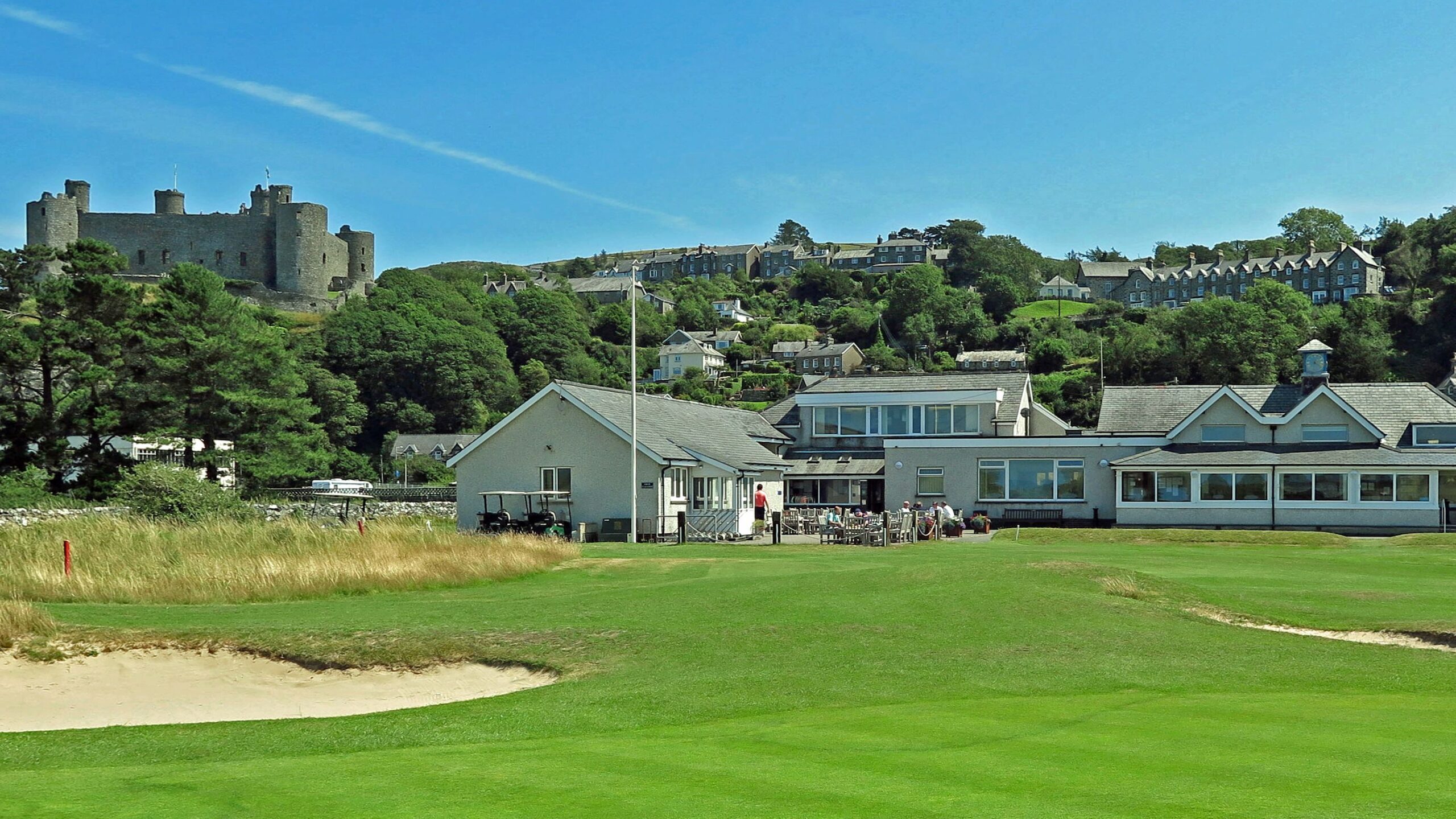 The Dormy lodge at Royal St Davids golf club
